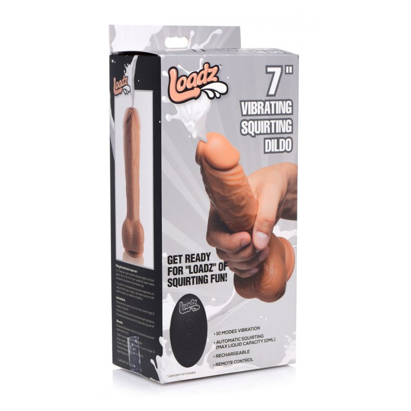 Loadz 7in Squirting Dildo - Medium